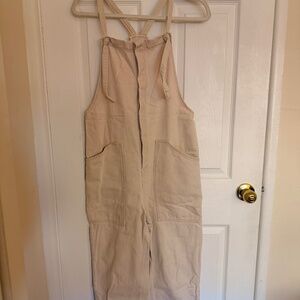 ZARA cream-colored overall
